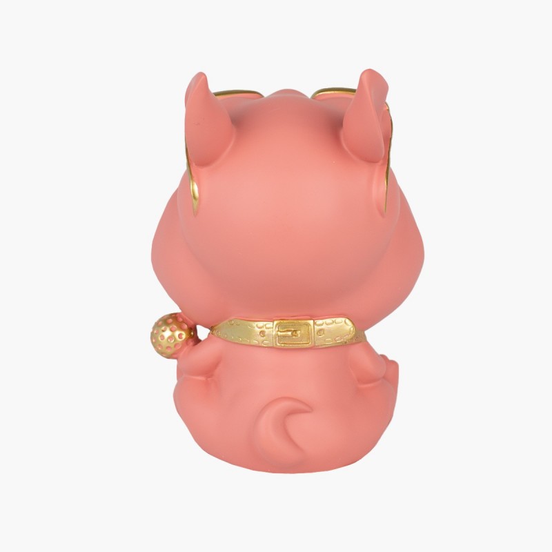 Portallaves perro rosa decorativo. Diseño canino moderno y funcional para organizar tus llaves con estilo.