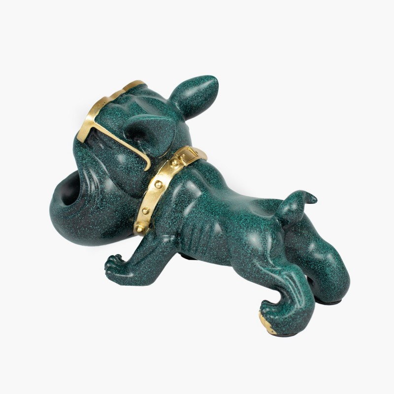 Perro base para vino color verde, diseño moderno y elegante para amantes del vino. Decoración y funcionalidad en un solo prod...