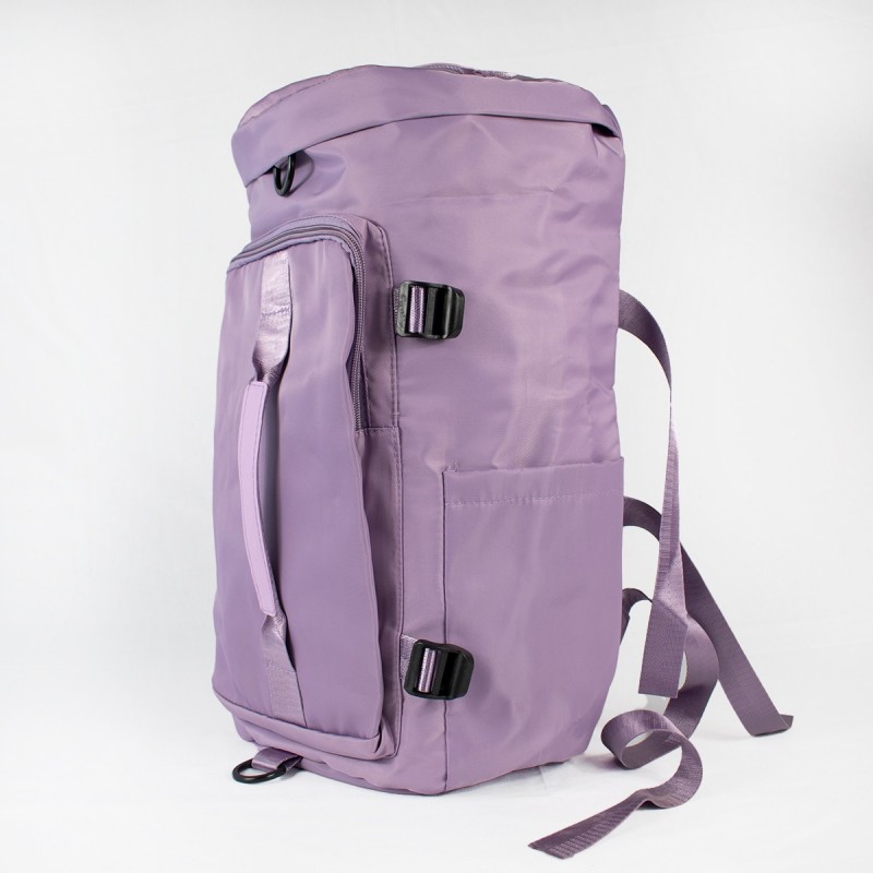 Mochila deportiva morada bolso gimnasio morado moda urbana estilo chileno
